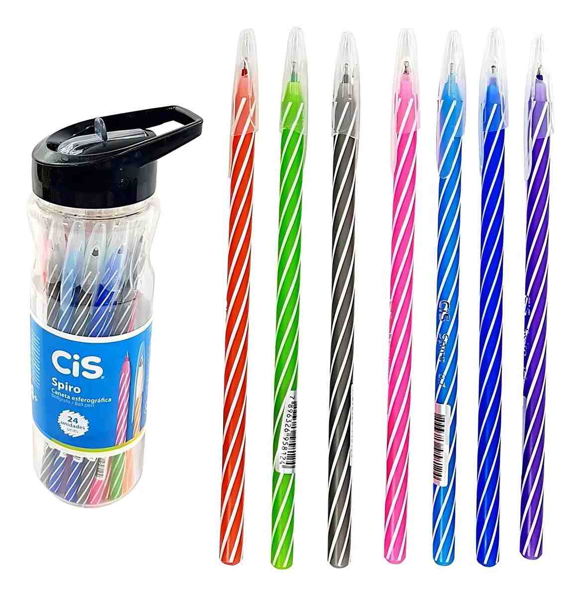 CANETA ESFEROGRAFICA CIS SPIRO 0,7